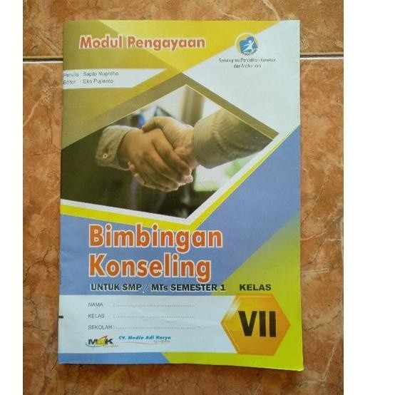 

((M-7Y)) Buku LKS BK ( Bimbingan Konseling ) SMP / Mts Kelas 7, 8, 9 (Minimal Pembelian 5 pcs) murah