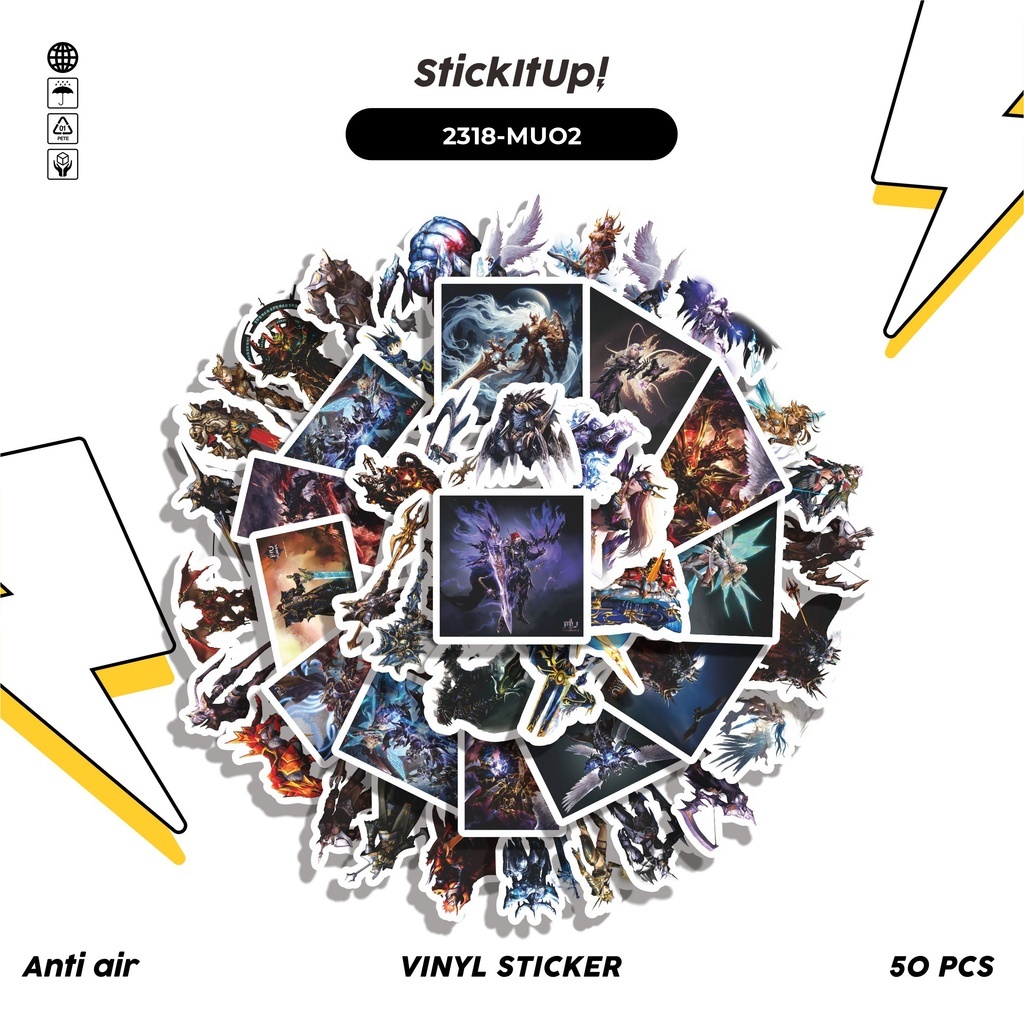 

COD✨ 50 Pcs Stiker GAME SERIES MU ONLINE CHAR MIX 02 Lucu Anti Air Untuk Dekorasi Notebook Sepeda Skateboard Handphone DIY