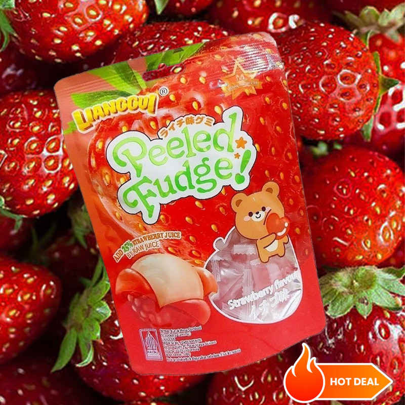 

[HALAL] LIANGGUI SOFT CANDY MANGO&ORANGE&STRABERRY Permen Lunak Rasa Buah Buahan Permen Viral best Seller
