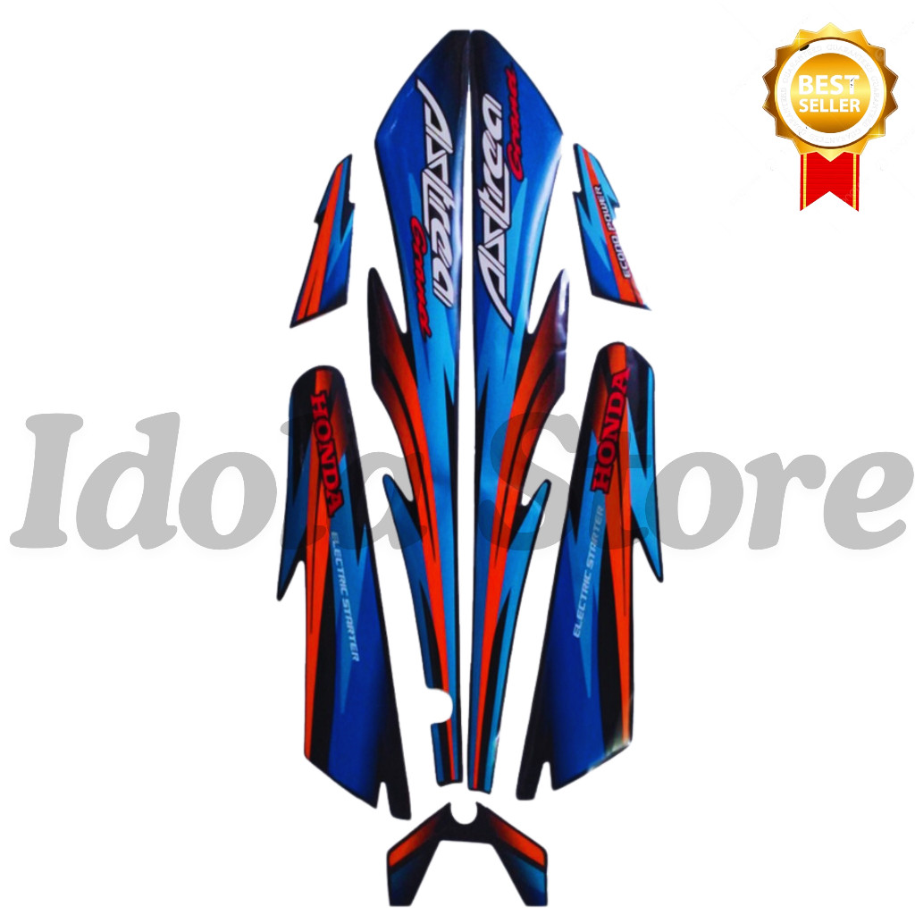 Stiker Sticker Striping Astrea Grand 1996 - List Astrea Grand 1996 termurah&terlaris