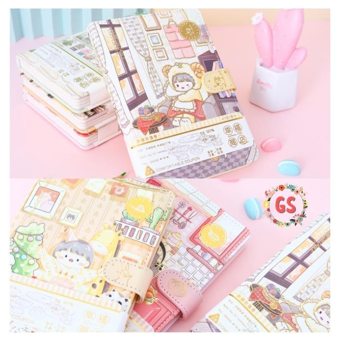 

Magnetic Notebook Diary A6 / Diary agenda Buku tulis import - 6910