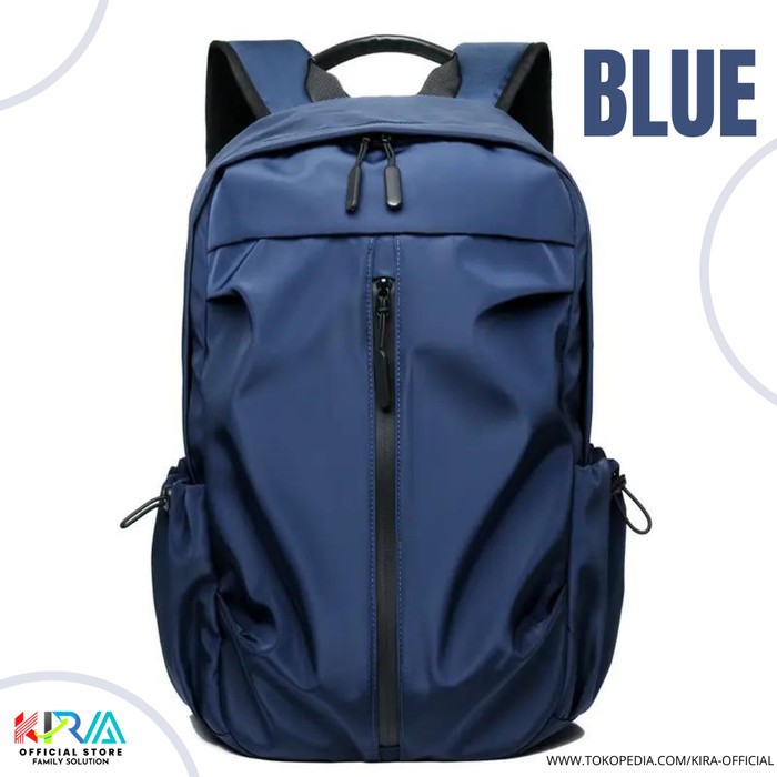 TAS RANSEL SEKOLAH ANAK REMAJA LAKI2 / COWOK-BACKPACK-SMP SMA KULIAH - Blue