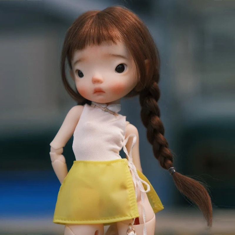6 Points Bjd Doll Acoosun with Cute Flesh Full Body Joint Doll Hand Giving Angel Body 1/6 BJD 28cm D