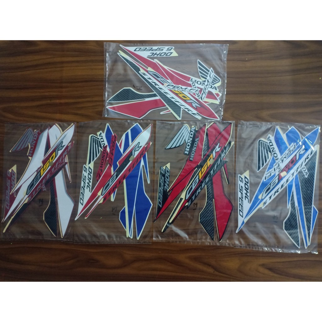 Striping sticker Honda CB150R CB 150R 2014