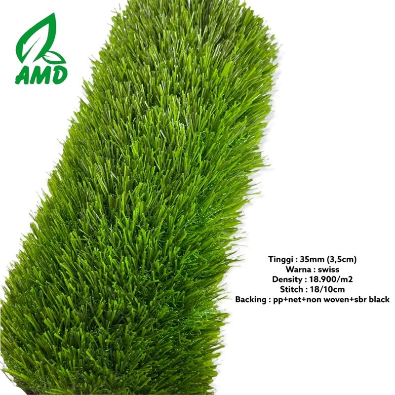 hf66lm Rumput sintetis taman indoor dan outdoor tinggi 1.5cm - 5cm swiss/jepang