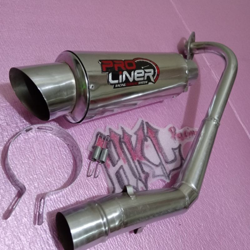 Knalpot racing PROLINER Tipe: Mio, Mio J, Mio Soul, Mio M3, Vario, Beat, Scoopy