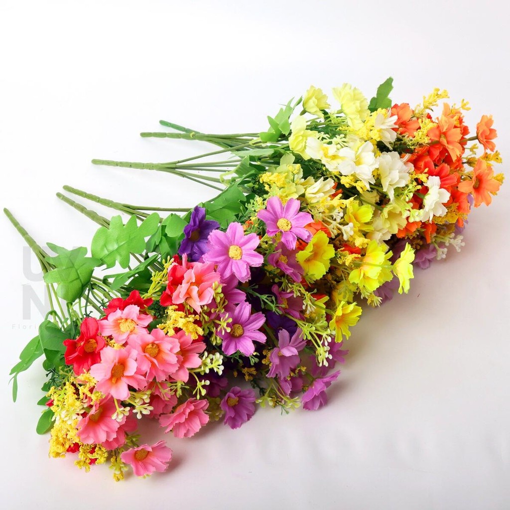 Bunga Aster Mini Bunga Daisy Bunga Artificial Dekorasi Tanaman Hias Aster