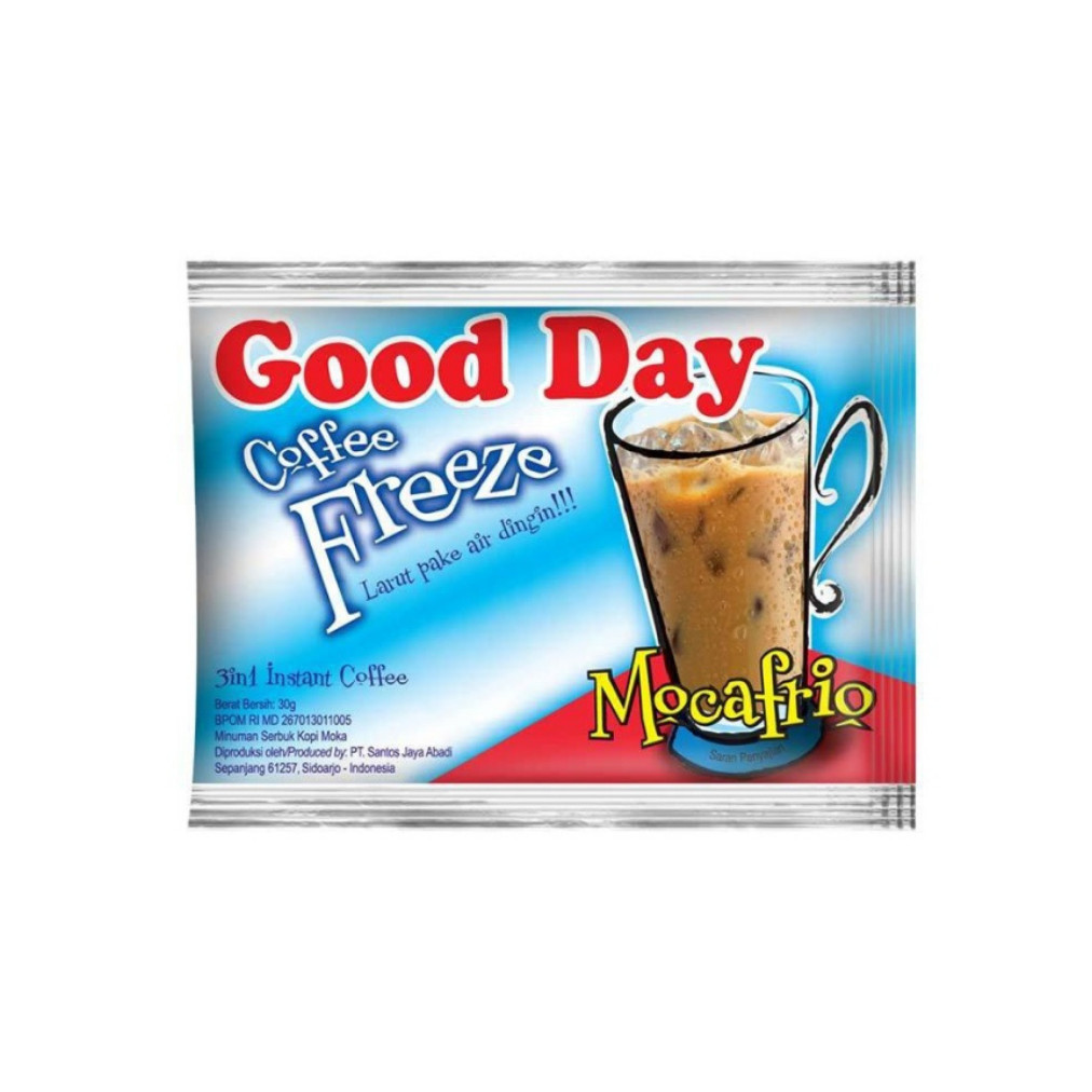 

Kopi GoodDay / Good Day Freeze Mocafrio Renceng - isi 10 pcs