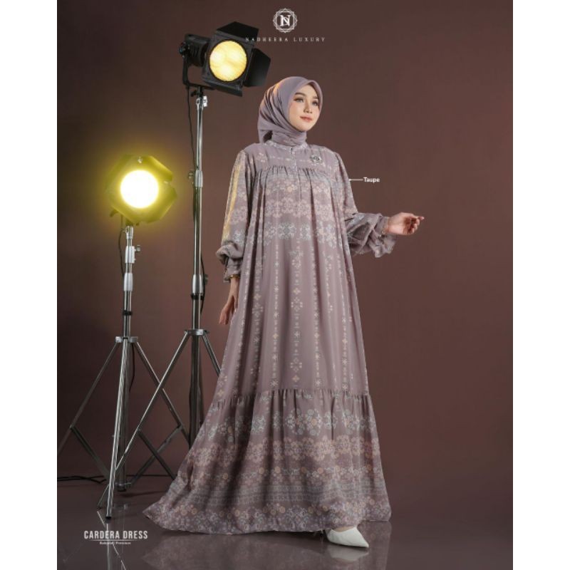 CARDERA DRESS BY NADHEERA LUXURY PROMO SPESIALPRICE DISKON MURAH BISA COD GAMIS NADHEERA TERBARU Nad