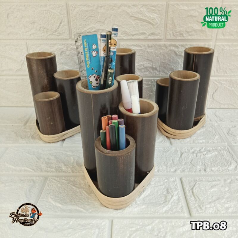 

Tempat Pensil / Pulpen dari Bambu Hitam type TPB.08