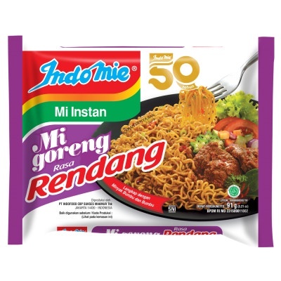 

Indomie Mi Instan Goreng Rendang 91 g x 5 pcs