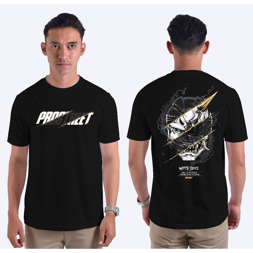 kaos prostree white devil baju prostreet white devil kaos sunmori pria prostreet white devil kaos mo