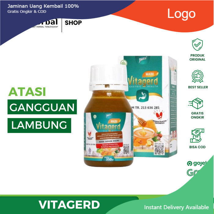 

HERBAL MADU VITAGERD - Membantu Atas Sakit Maag Asam Lambung Mual Gerd dan Masalah