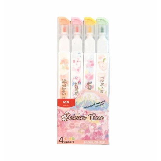 

Highliter M&G SAKURA TIME AHMU1671 (1 Set 4 Warna)/Stabilo Warna