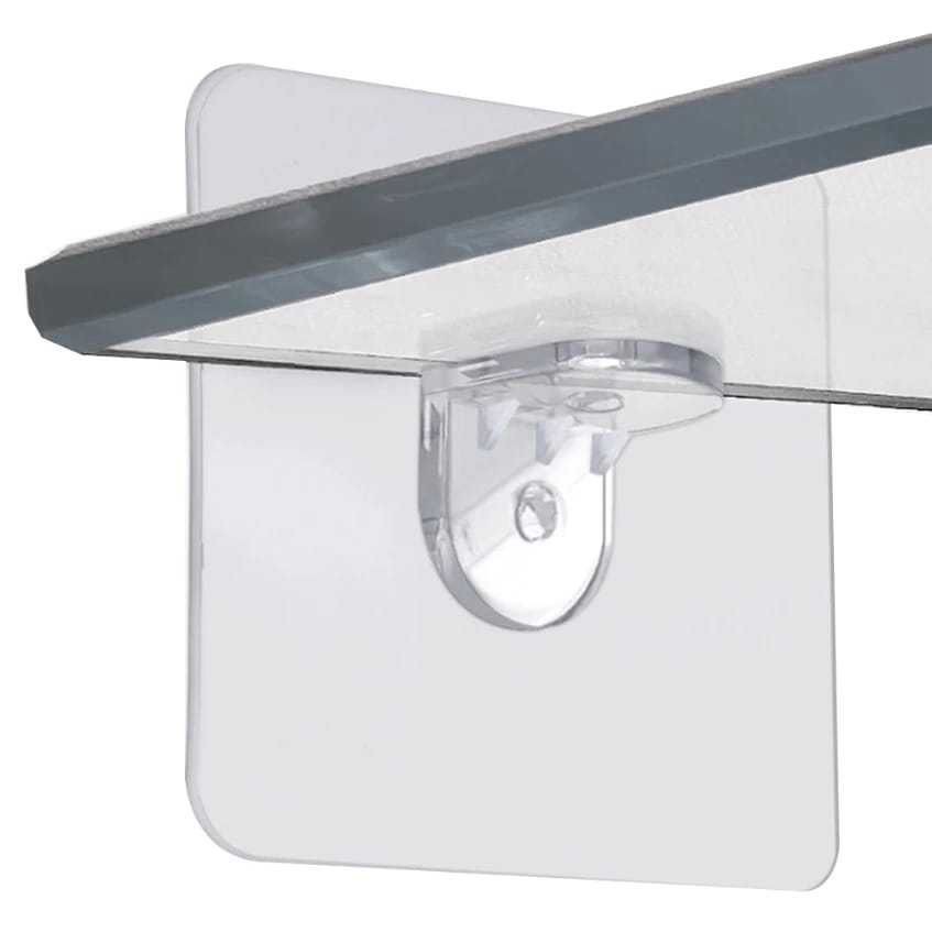 Ambalan Rak Dinding Lemari Perekat Tempel Sekat Laci Siku Penyangga Partisi Lemari Kabinet Pakaian |