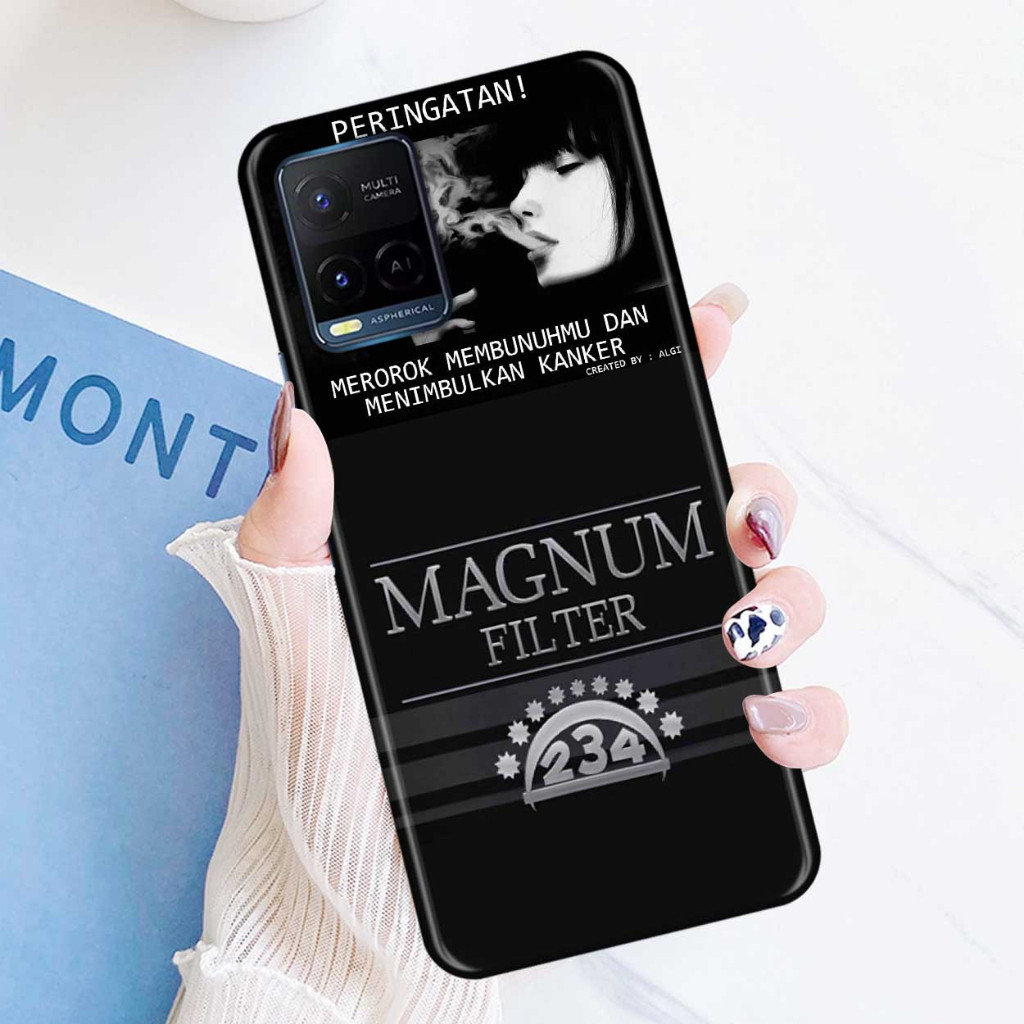 Case For Oppo A1k Oppo A3s Oppo A5s/A7/A12/A11k Oppo A15/A15s Oppo A16 - Gambar Smoke Rokok Keren - 