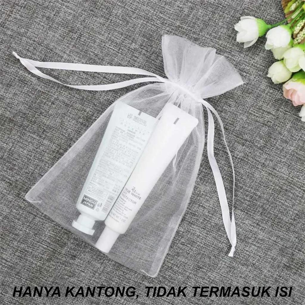 

SANKIRA Kantong Serut Kecil Multifungsi Souvenir DIY Organza 100 PCS - SXPO01
