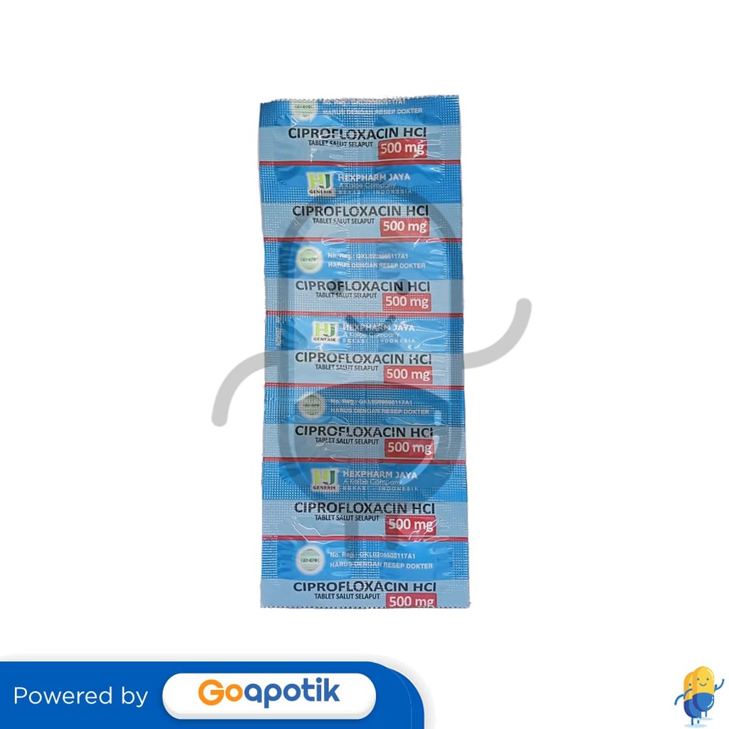 Ciprofloxacin Hexpharm 500 Mg Strip 10 Tablet