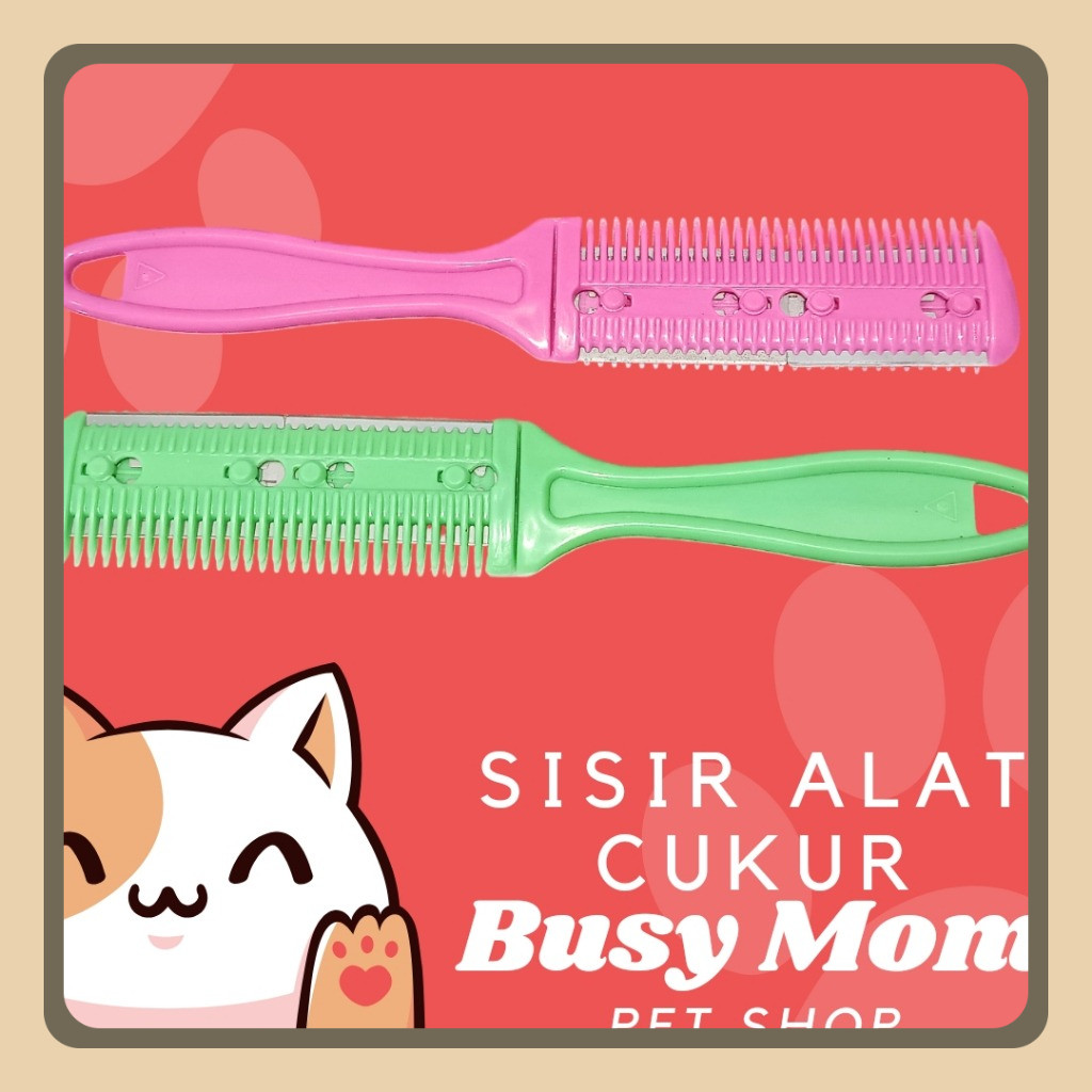 Sisir Razor Alat Cukur Bulu Anjing Kucing Hair Trimmer Grooming Potong