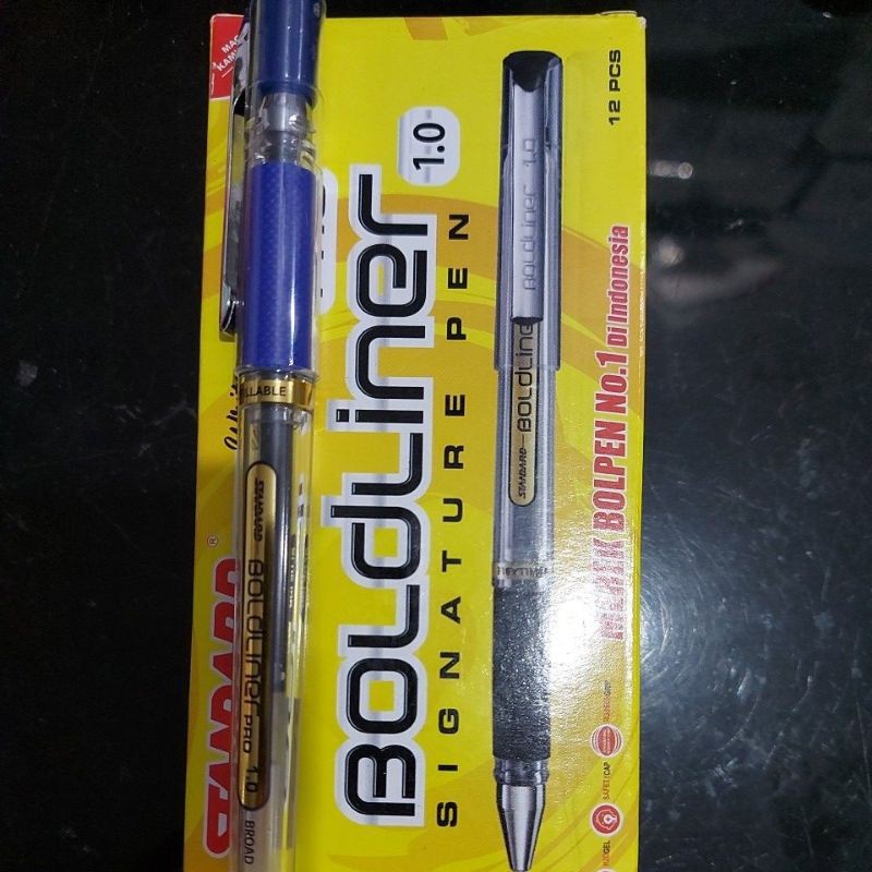 

JAMIN MURAH !!!Pen boldliner standar pro 1.0 ( ptg shopee 14% mau gak mau di naikin harga nya)(BISA LANGSUNG ORDER)