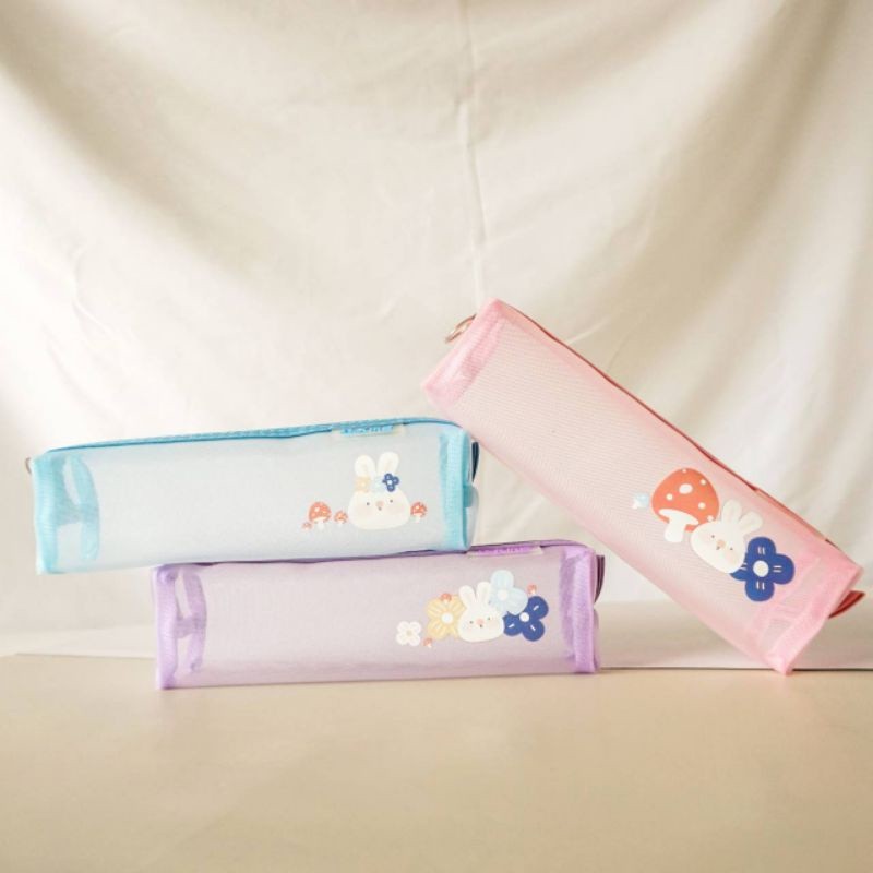 

PENCIL CASE / TEMPAT PENSIL JARING RABBIT