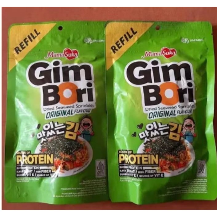 

GimBori BonNori 50gr mamasuka rumput laut kering tabur abon Halal