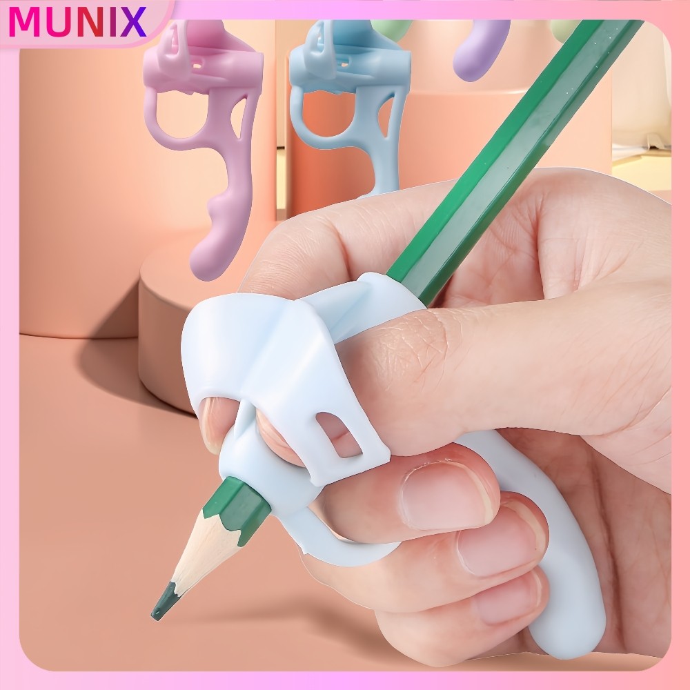 

【Ready】Alat Koreksi Posisi Pensil-5 Jari untuk Anak SD-Paket 2pcs+Ergonomis COD