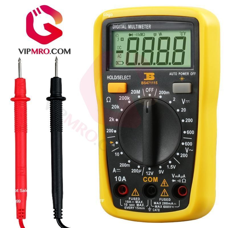 ALAT DIGITAL MULTIMETER BOSI/Multimeter digital presisi tinggi multimeter listrik otomatis penuh tam