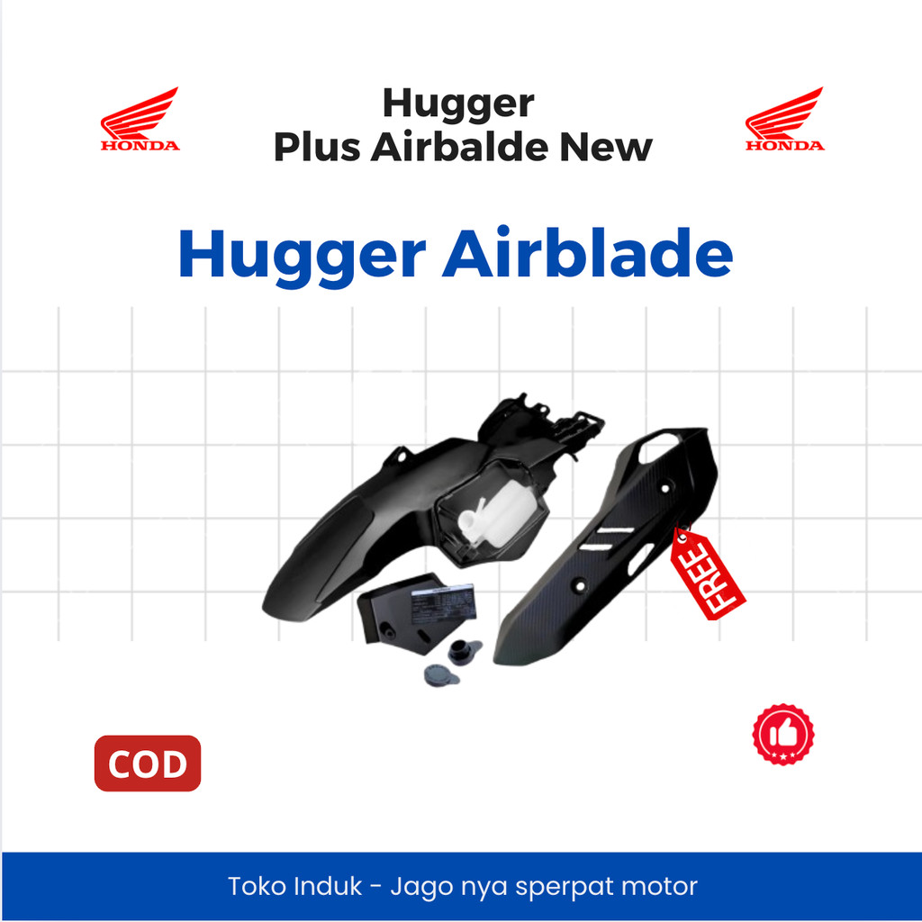 HUGGER AIRBLADE COVER AIRBLADE TAMENG AIRBLADE HUGGER AIR BLADE VARIO 125/150 SPAKBOR KOLONG VARIO