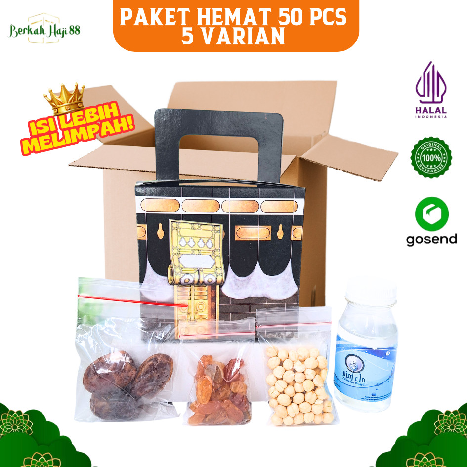 

Oleh-oleh Haji dan Umroh paket dus ka'bah Hemat 50 box tanpa Tasbih