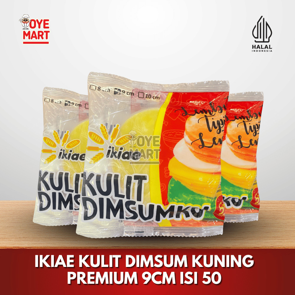 

IKIAE KULIT DIMSUM TIPIS PREMIUM WARNA ISI 50 / GYOZA /SIOMAY / PANGSIT