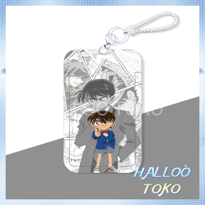 

ID CARD HOLDER MOTIF KAWAII TEMPAT KARTU PHOTOCARD PHOTO CARD Pelindung +Conan Besar Dan Kecil