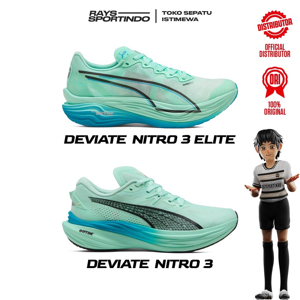 SEPATU RUNNING PUMA DEVIATE NITRO 3 DAN DEVIATE NITRO 3 ELITE