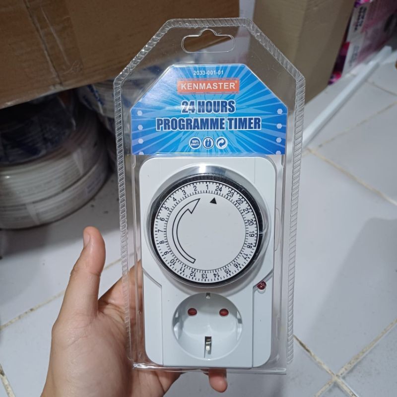 KENMASTER Stop kontak Timer 24 jam