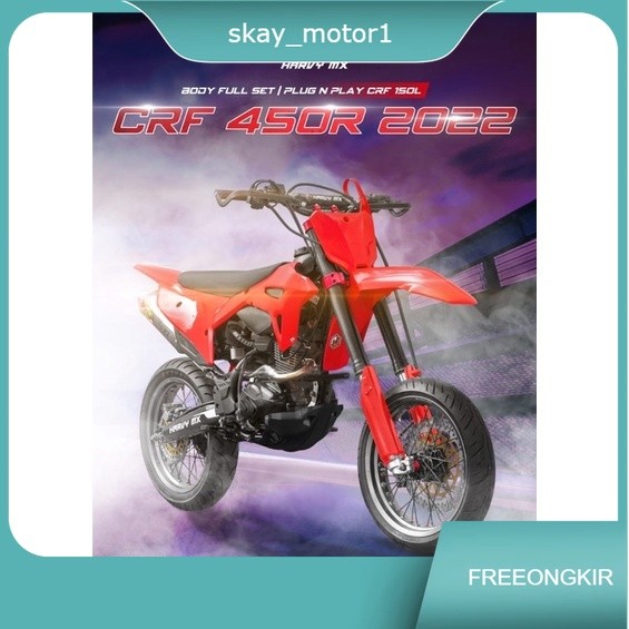 BODY SET COVER SET MERK HRV HONDA CRF 450 R 2021 PNP CRF 150 L