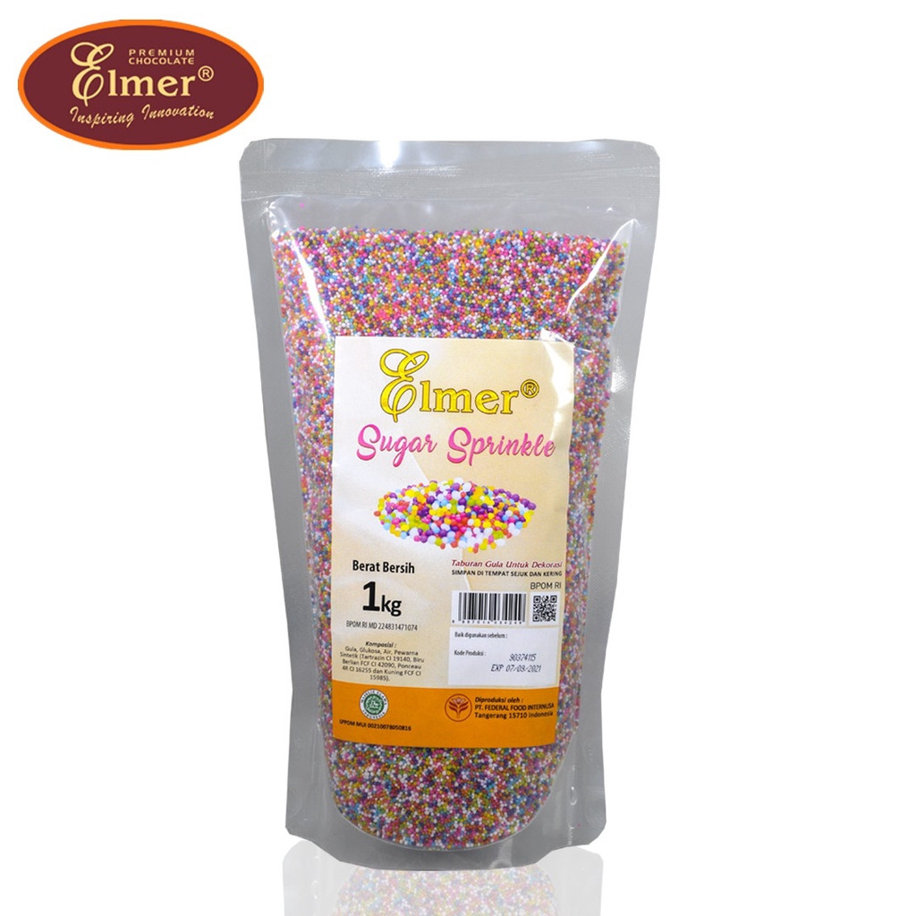 

Terlaris Elmer Sugar Sprinkle 1kg - KEMASAN PABRIK
