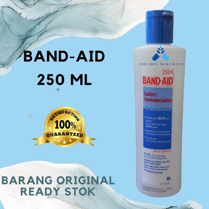 BAND-AID Hand Sanitizer Solution 250 ml - vm2