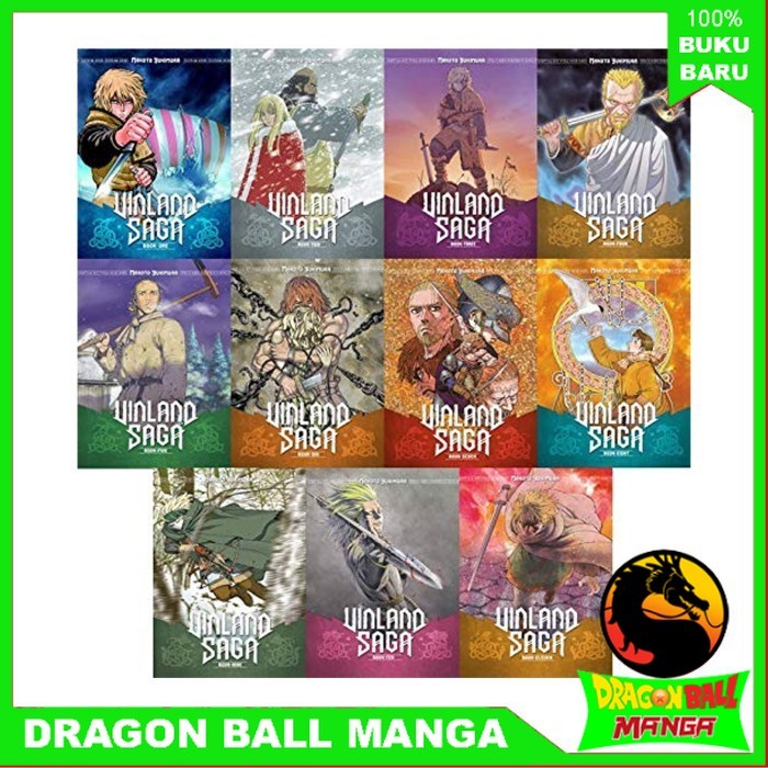 Komik Manga: Vinland Saga Volume 1-14 Complete Manga English