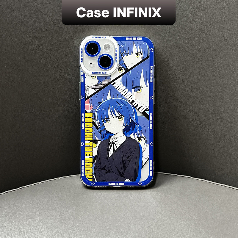 Casing Infinix Itel Bocchi The Rock Ryo Yamada Case Bening Clear Case INFINIX NOTE 40 40PRO 30 30PRO