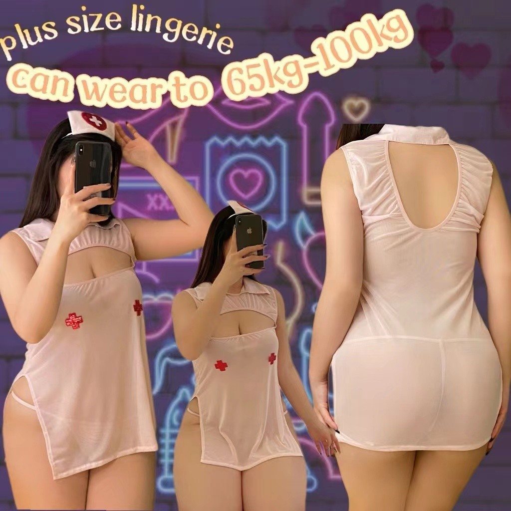 lingerie jumbo BigSize baju tidur wanita sexy Cosplay Costume Costume jumbo baju tidur lingerie wear