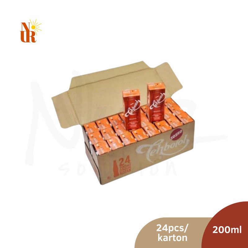 

Teh Botol Sosro Original 200ml x 24pcs [Karton]