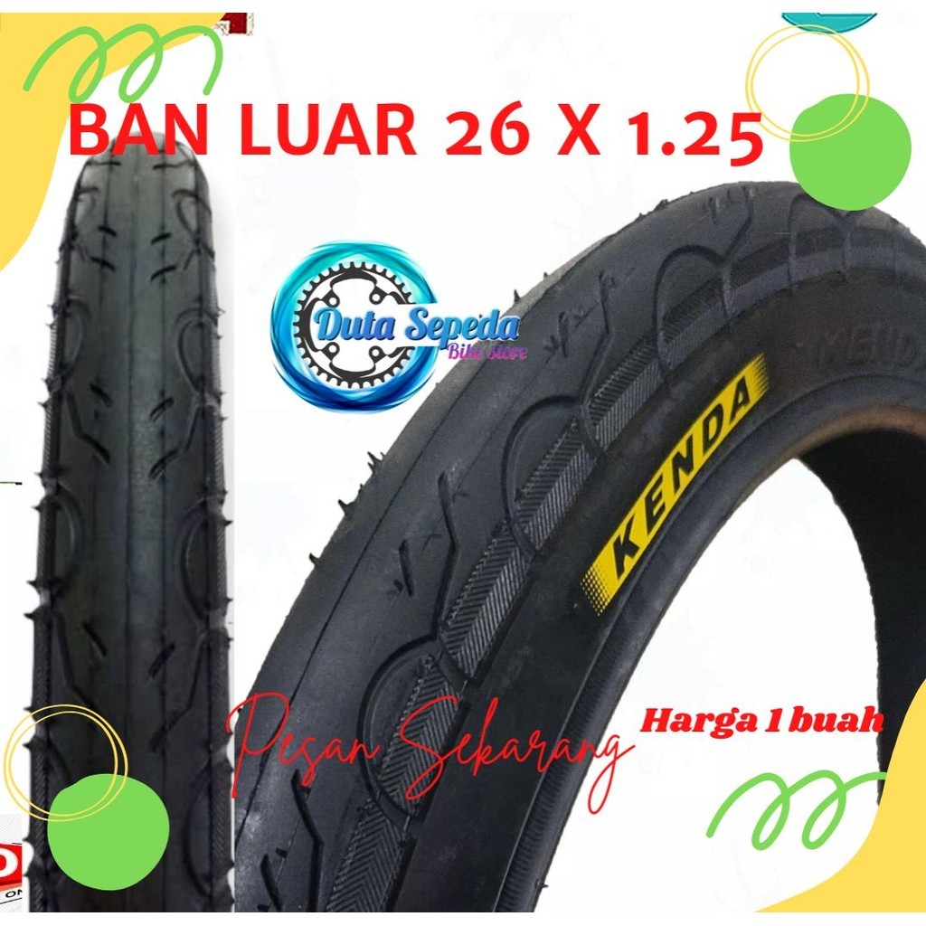 BAN LUAR SEPEDA UKURAN 26 X 1.25 // 26x1.25 // 26X125 // 26 X 125