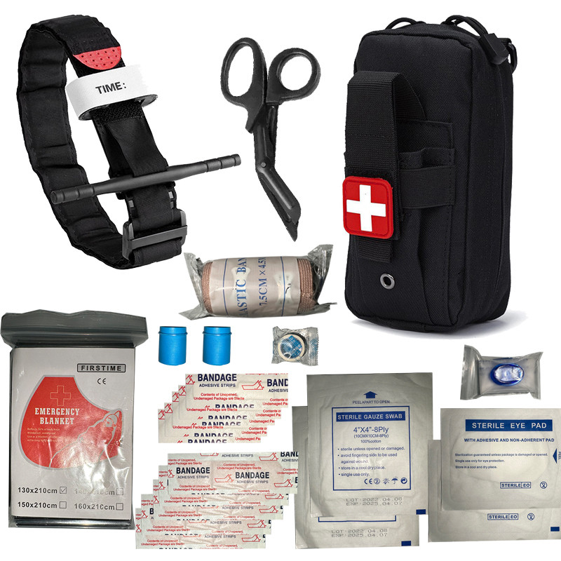 23-piece kit Multi-functional trauma survival kit Emergency Medical kit Emergency survival kit Car t