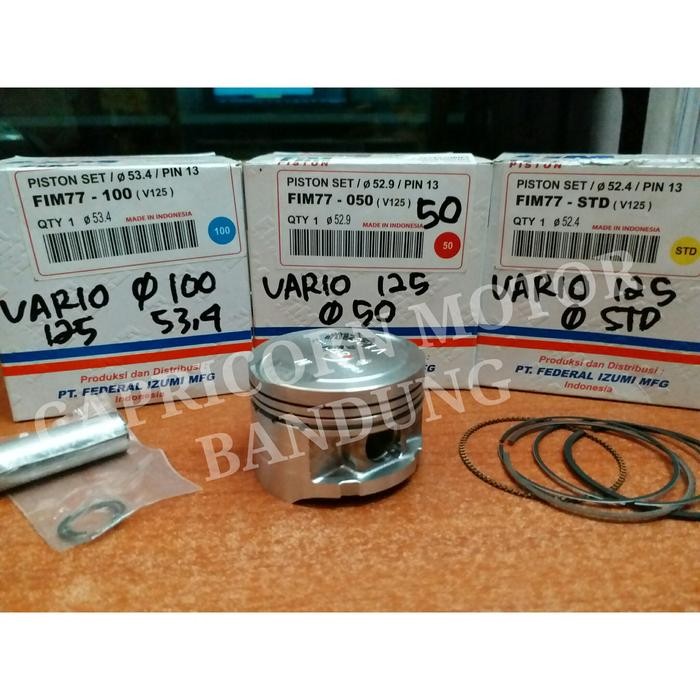 Piston Kit VARIO TECHNO 125 FIM IZUMI - 150, Standar