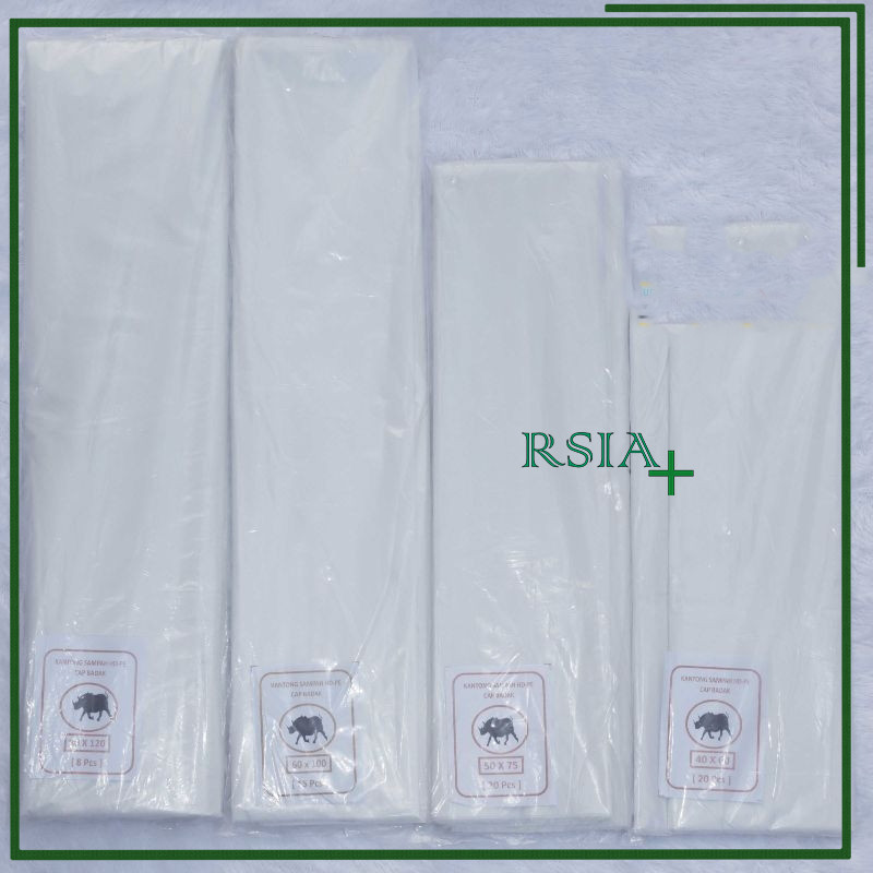 Plastik Sampah Putih 90x120 Plastik Sampah Putih Besar Kantong Sampah Putih Besar RSIA