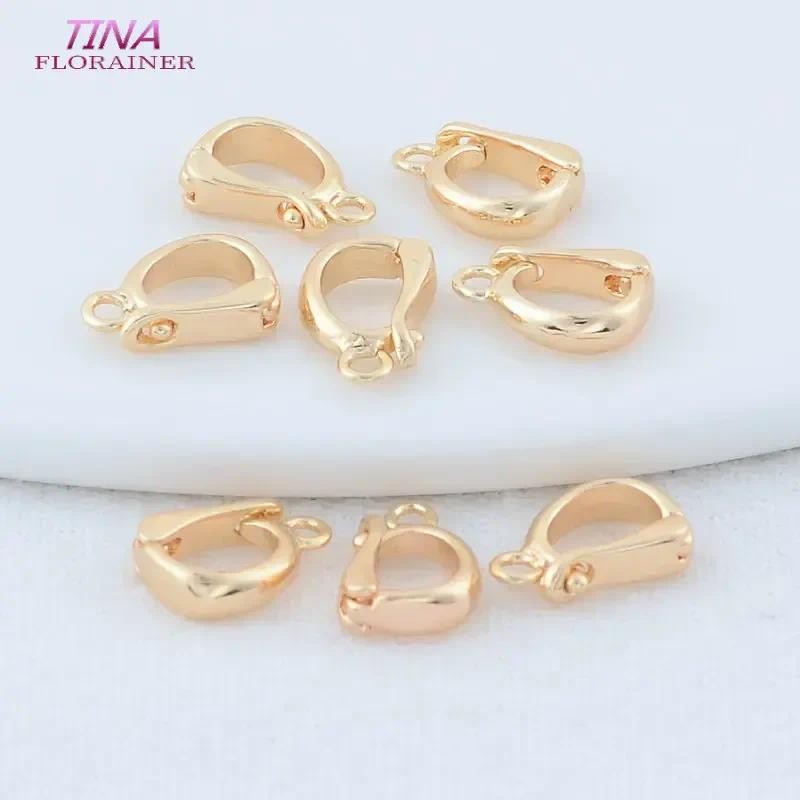 7*10MM 14K Gold Color Plated Clasps Necklace Clasps High Quality Jewelry Accessories