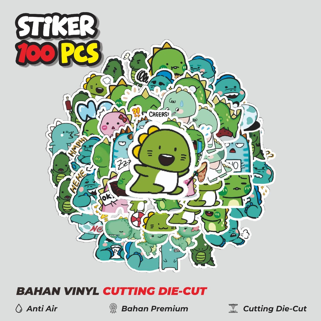 

Terbaru! 50 pcs Stiker Baby Funny Dinosaur 2 [Bayi Dinosaurus Lucu] Dekorasi Lucu Kreatif untuk Notebook, Skateboard, HP