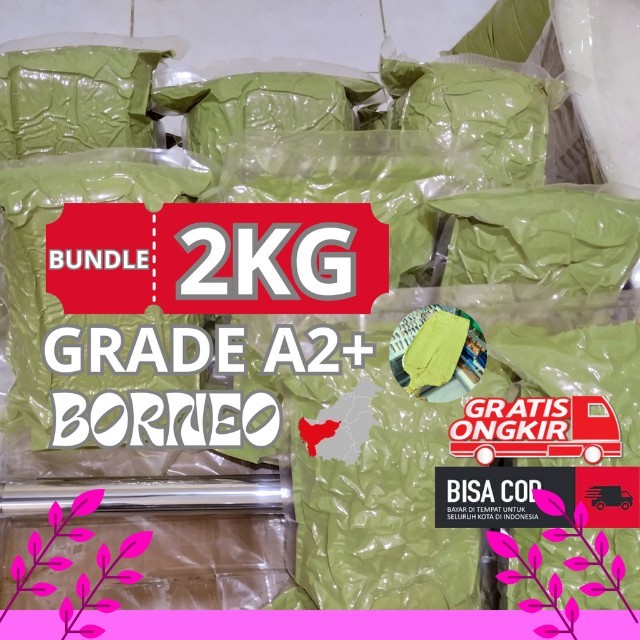 

PAKET 2KG kraton Pluri super green A2+ pembelian 2kg