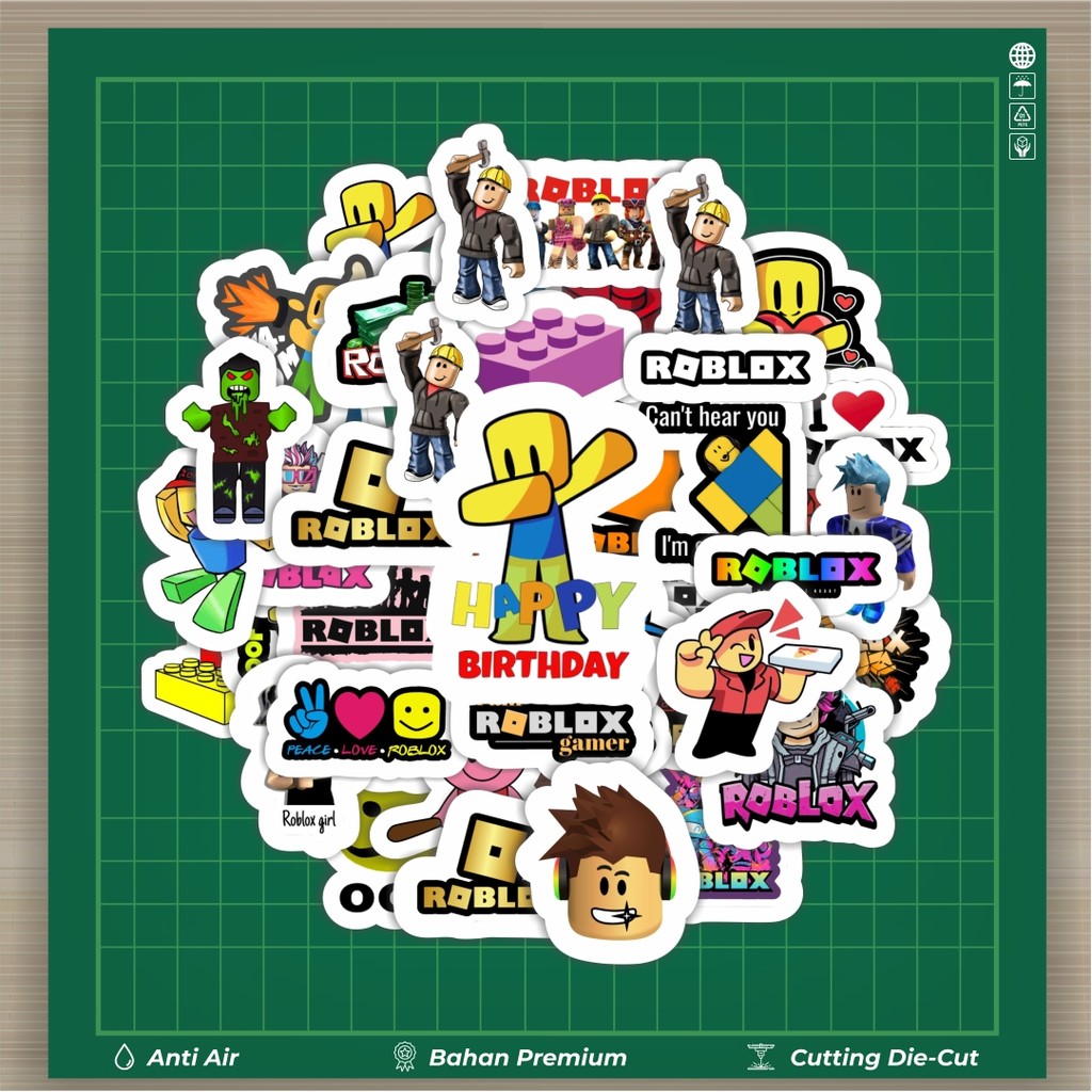 

HOT 50 PCS STIKER Stiker Roblox Stiker Fashion Cars Decal Dingin Kartu Album Custom Vinyl Anti Air- Sticker Aesthetic Buku Journal Koper Casing HP Tablet Laptop Helm Motor Botol Minum