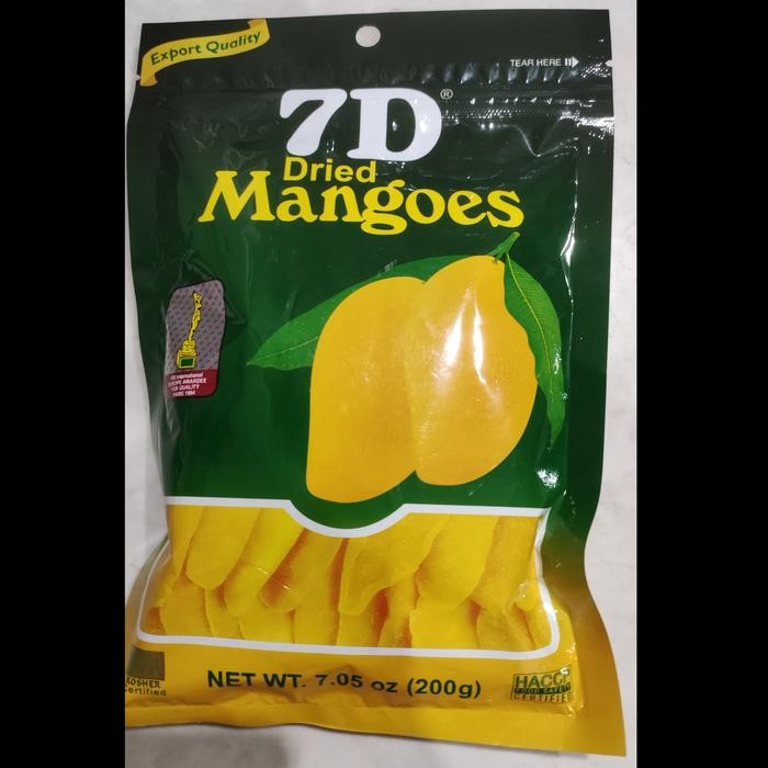 

7D Dried Mangoes 200Gr